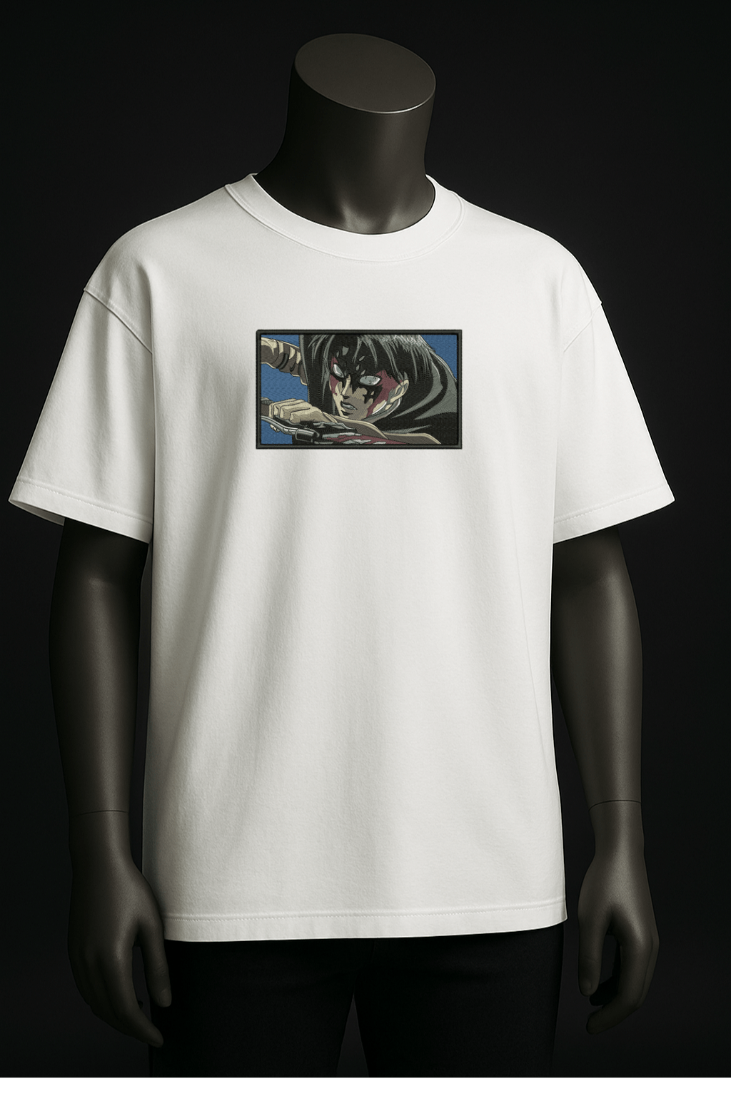“The Silent Strike” — Embedded Anime Tee" - YS