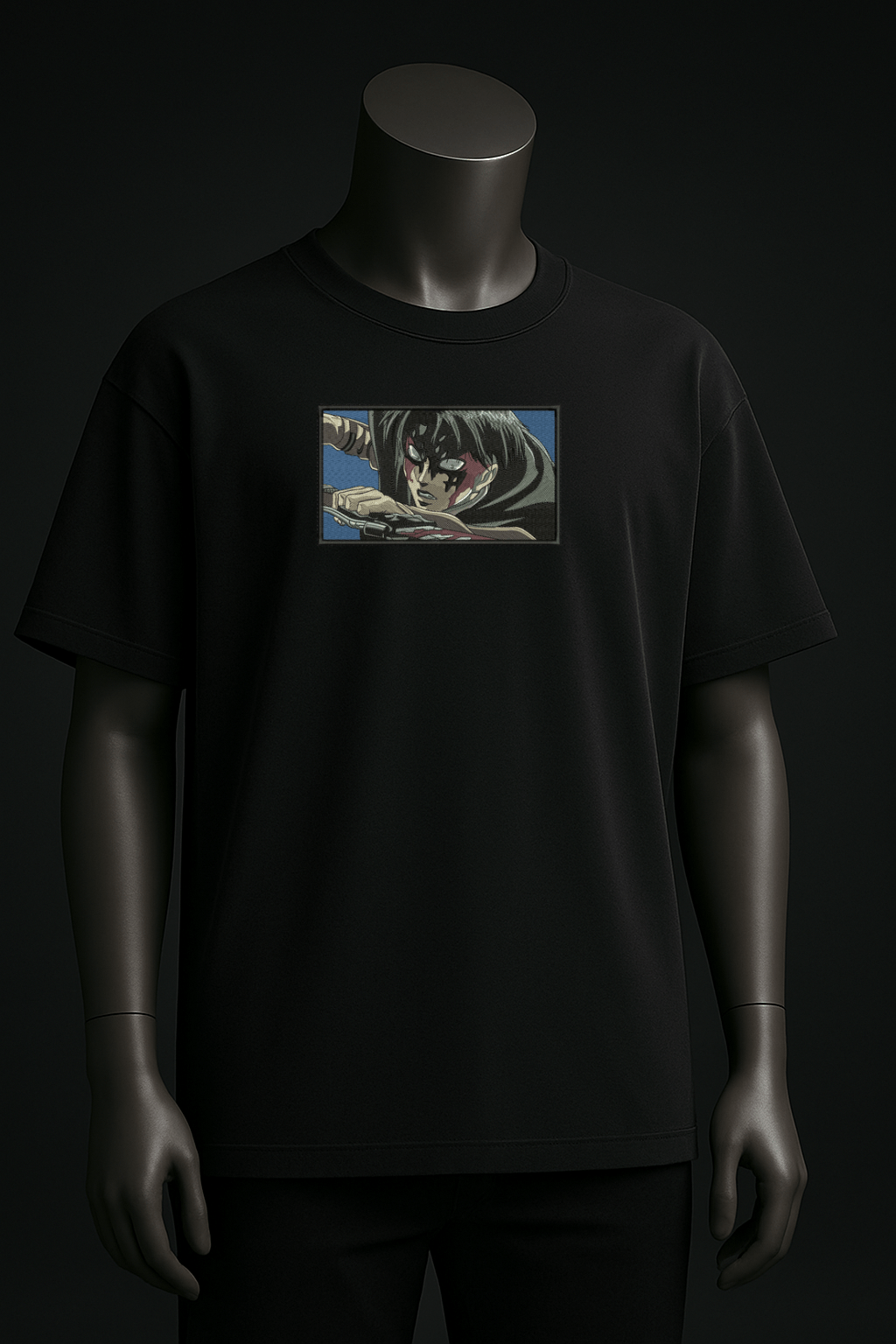 “The Silent Strike” — Embedded Anime Tee" - YS